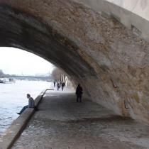 Underneath Pont Royal