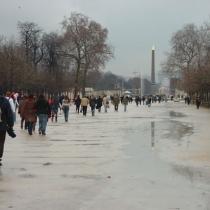 Promenading in the Tuileries